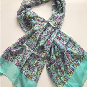 BNWT MOSCHINO scarf 100% silk